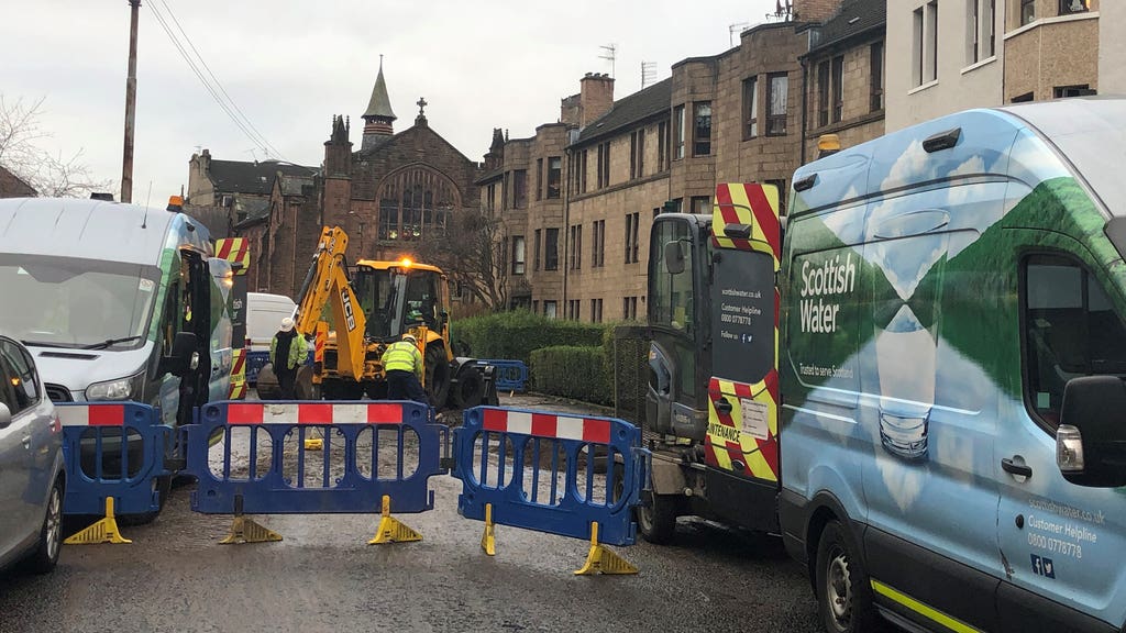 Burst water main which shut school and left 2000 without supply fixed