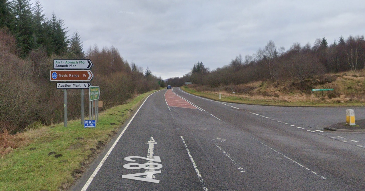 Hunt for overtaking vehicle after three car Christmas Eve crash on A82