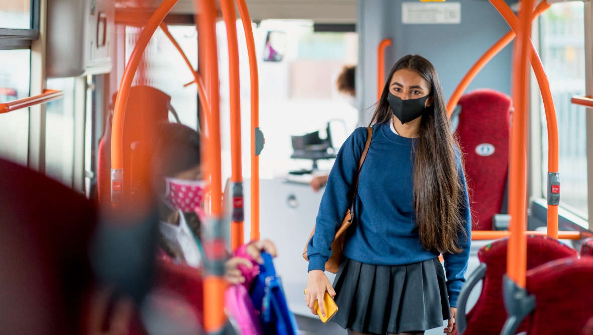 Pupils not wearing masks ‘putting school bus services at risk’