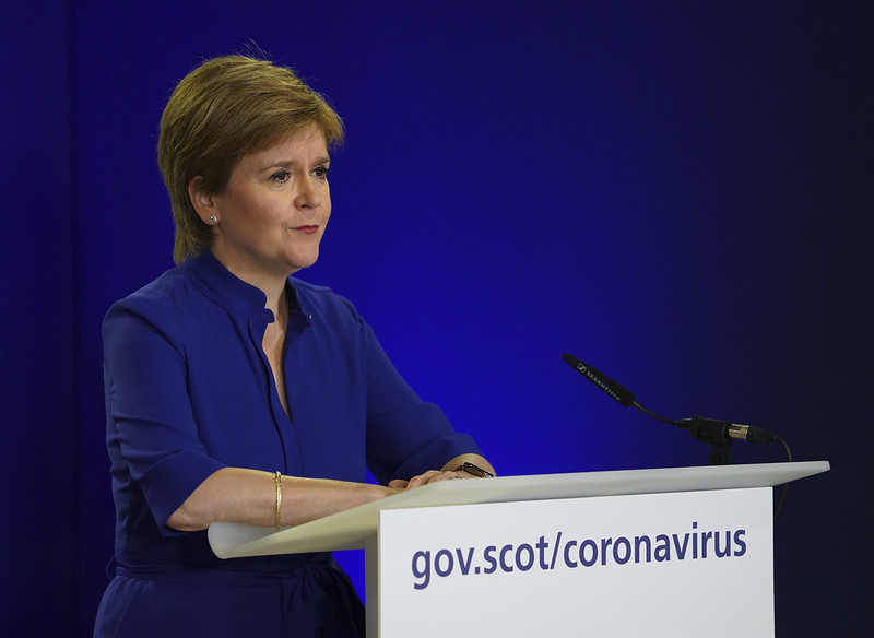 The First Minister said she believes we can look forward to a 'brighter new year ahead'. (Flickr/Scottish Government) 