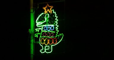 Town’s kid-designed Christmas lights return marking year like no other