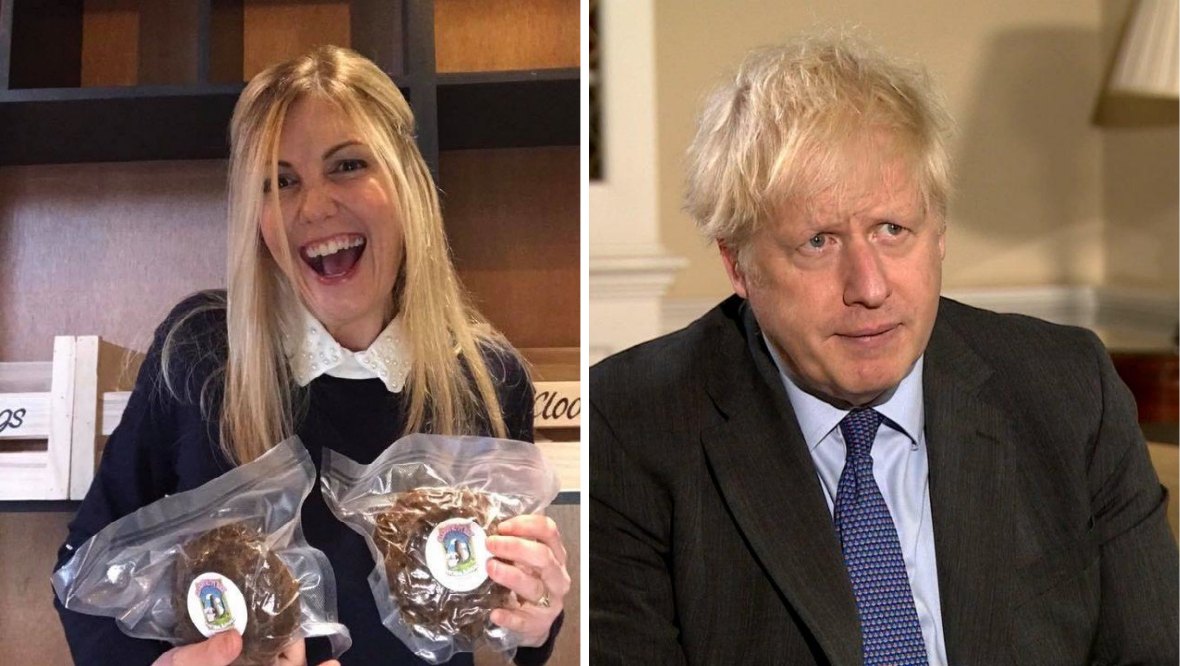 Scots baker ‘abused’ after giving Boris Johnson a dumpling at market