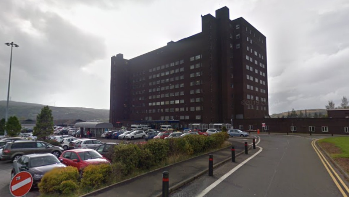 Male prisoner escaped from custody during Inverclyde Royal Hospital visit in Greenock