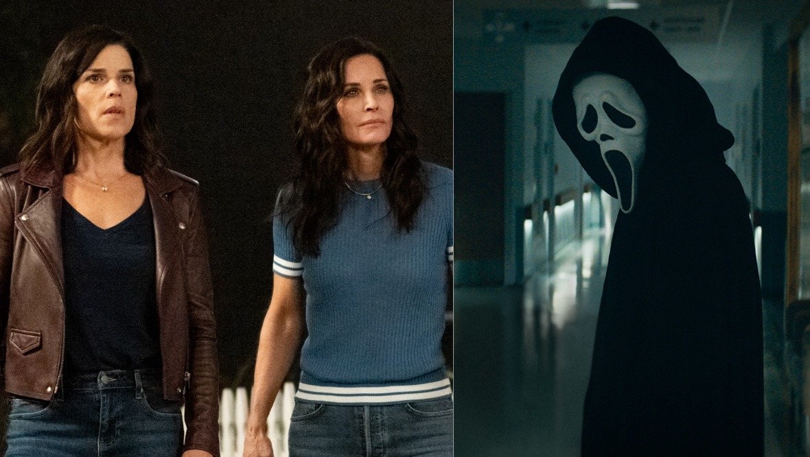 Scream: Neve Campbell and Courteney Cox will once again take on Ghostface.