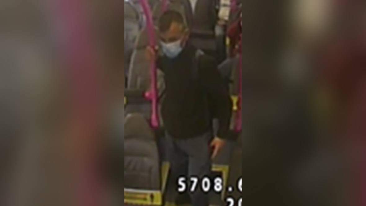 Police CCTV appeal to track down man after incident on board bus