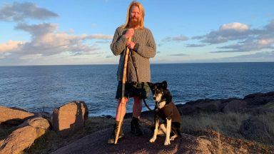 Kilted Scot and his dog’s 5000-mile trek across Canada raises £40,000