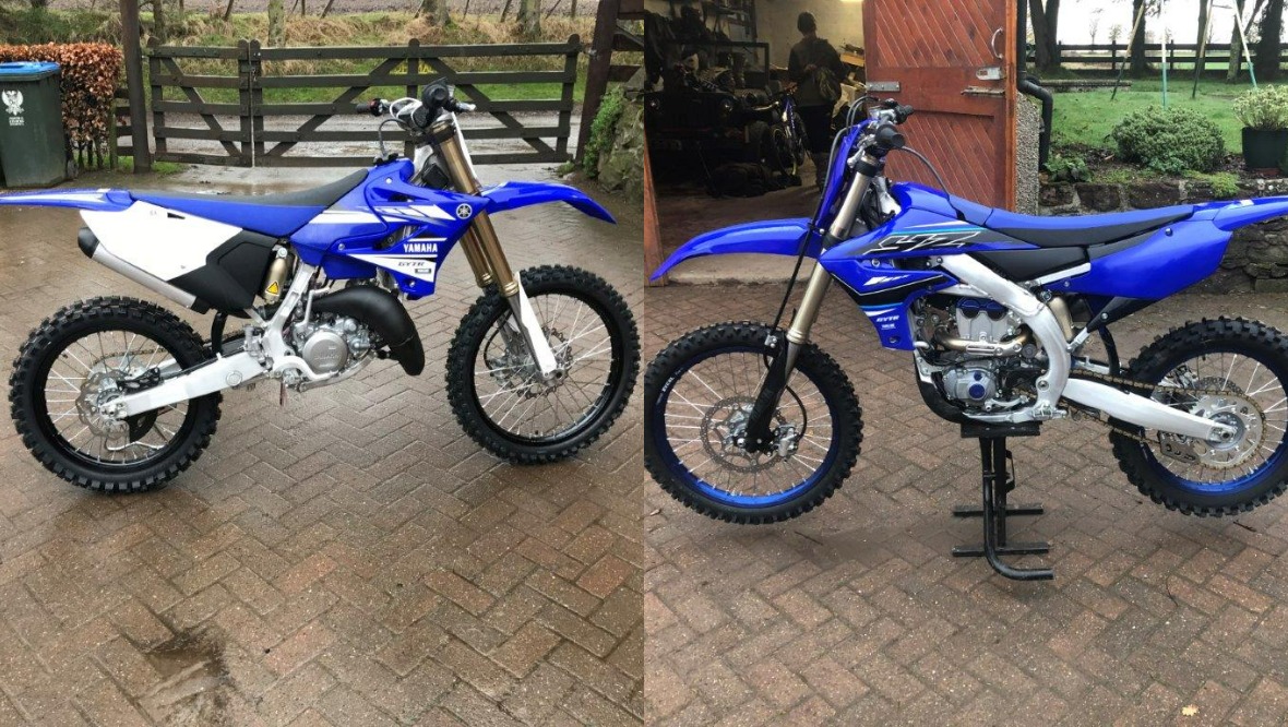 Hunt for thieves after motorbikes stolen from house on Christmas Eve
