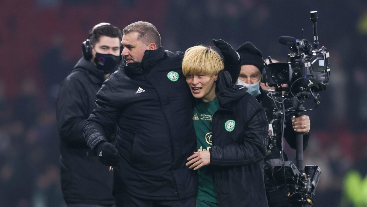 Celtic boss Postecoglou hails Furuhashi after cup-winning double