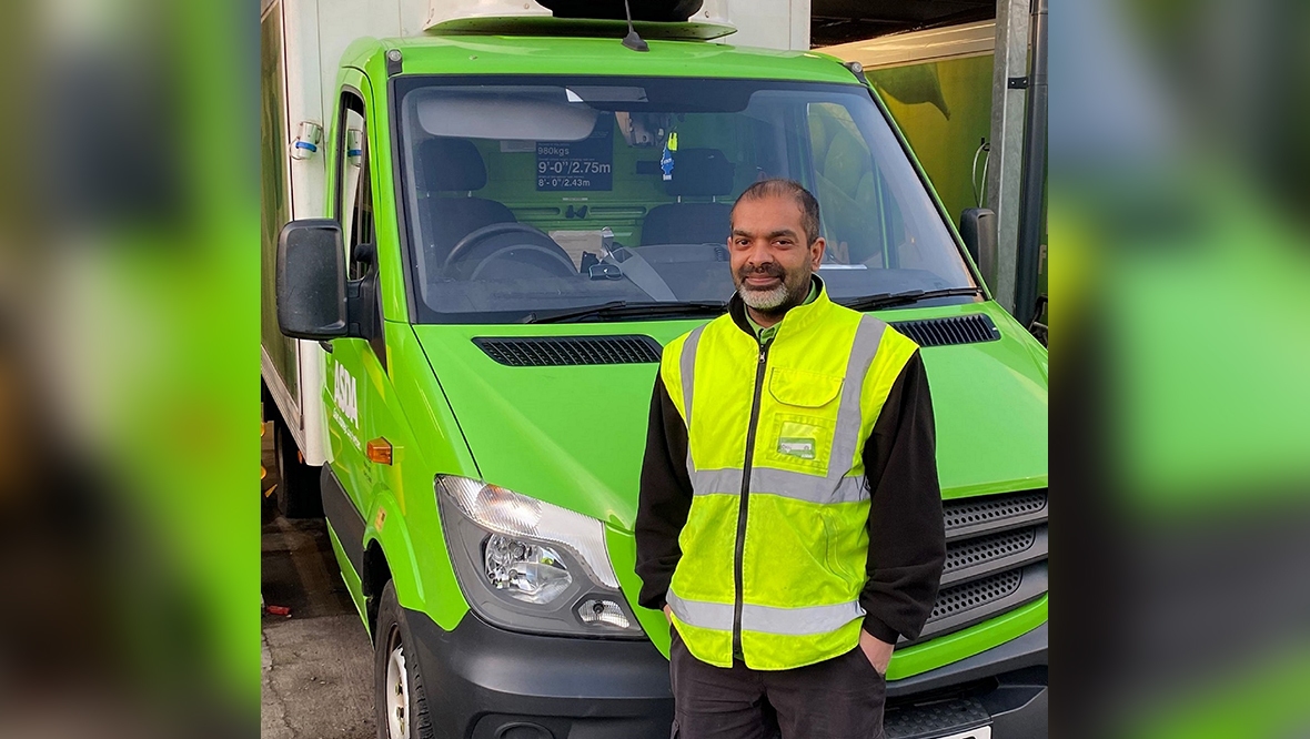 Asda driver helped save life when customer failed to answer door