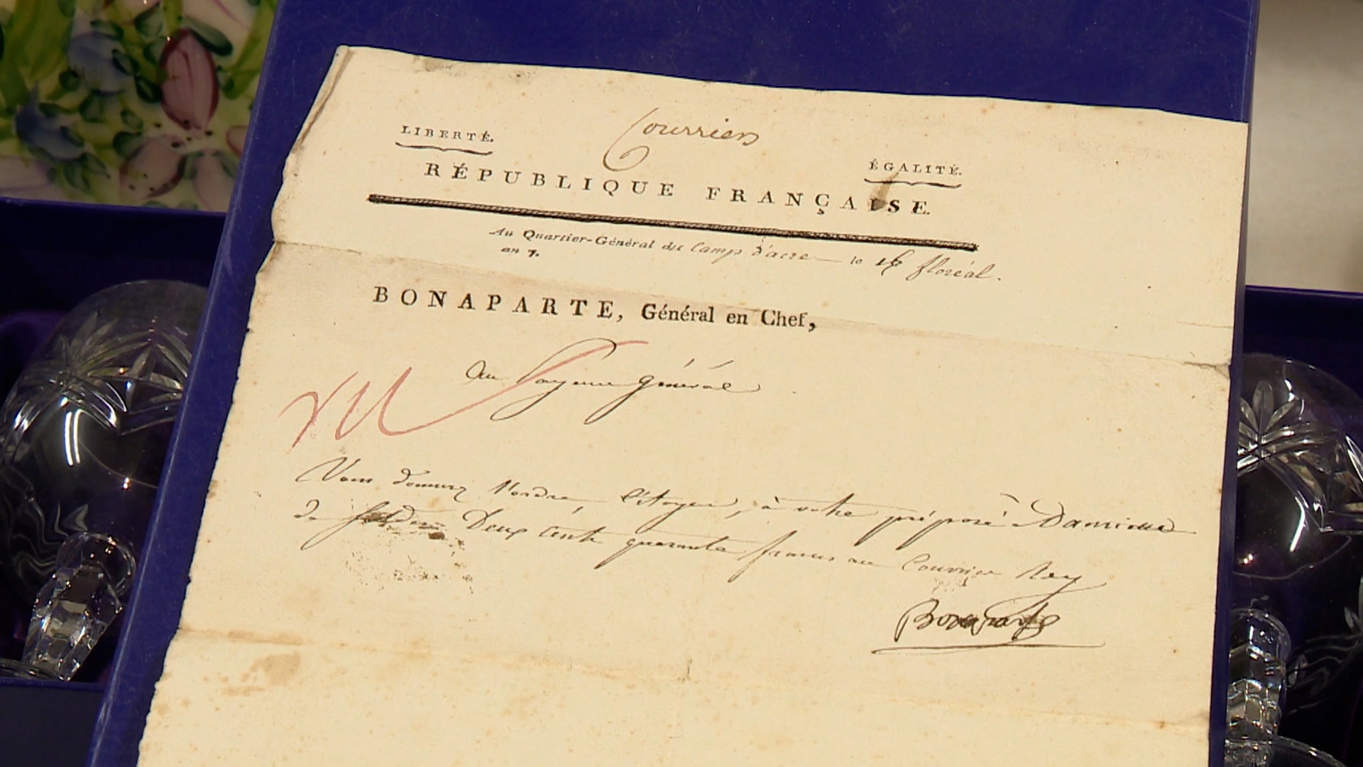 A letter signed by Napoleon will go under the hammer 