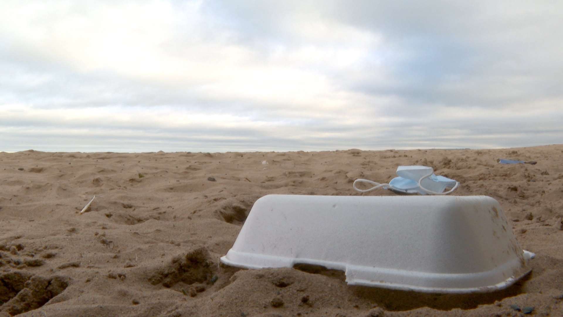 Local businesses want to stop food boxes being discarded on Portobello beach.