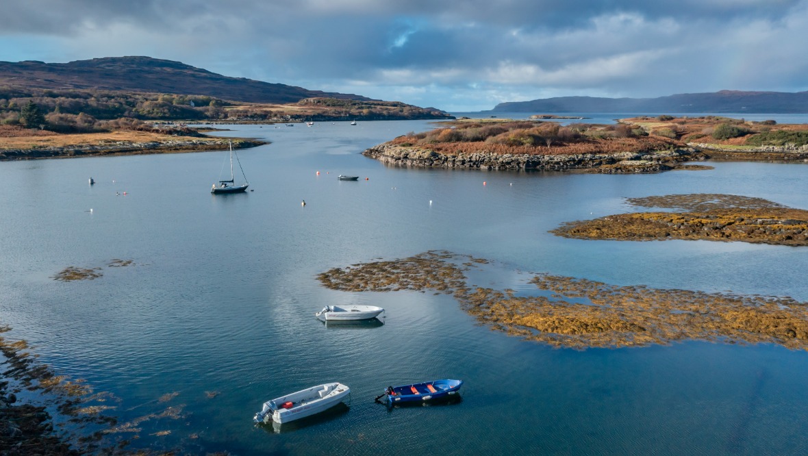Isle of Ulva, Mull, Sail Scotland & Airborne Lens.