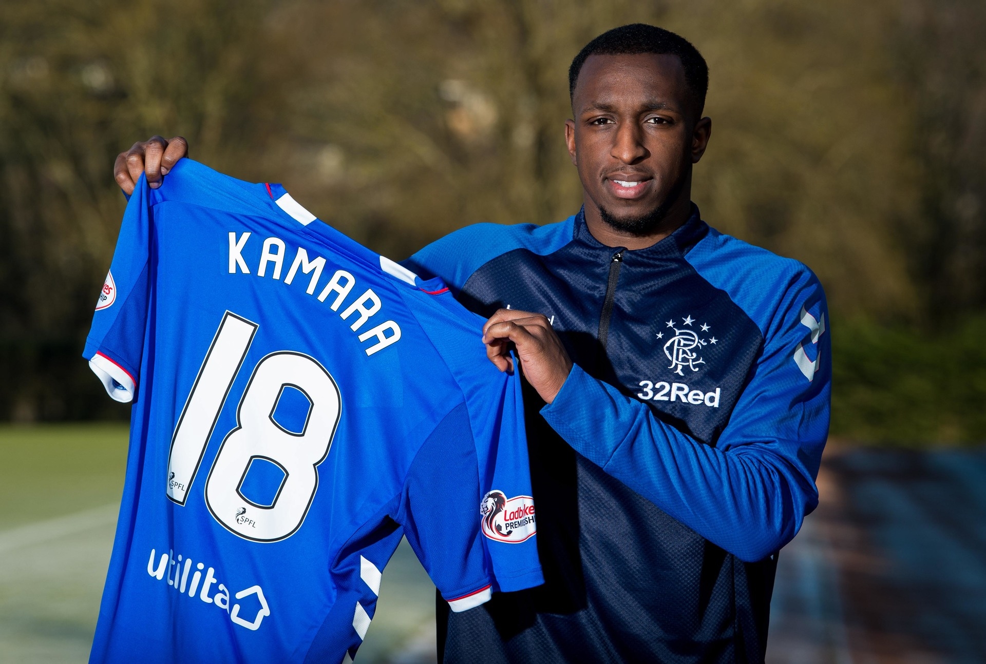 Kamara joined Rangers from Dundee on deadline day.
