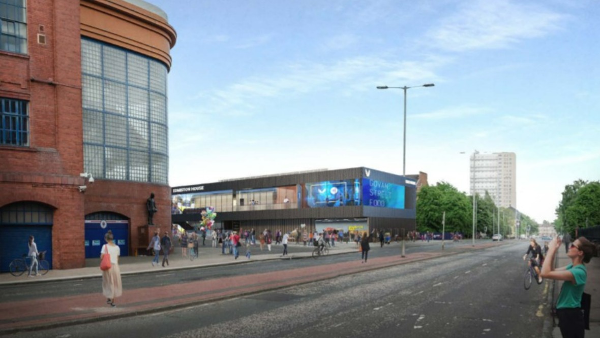 The new Edmiston House development at Ibrox. Image from planning documents. Free to use by all LDR partners.