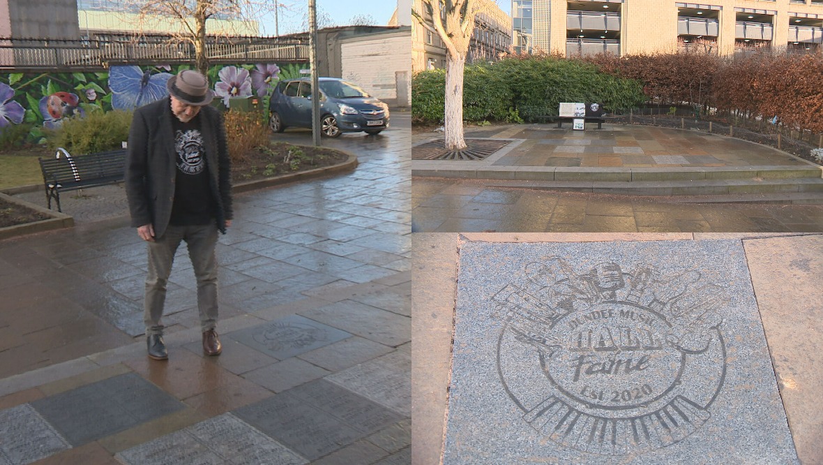 Dundee Music Walk of Fame: Jake McDonough, chairman of Dundee Music History Group.