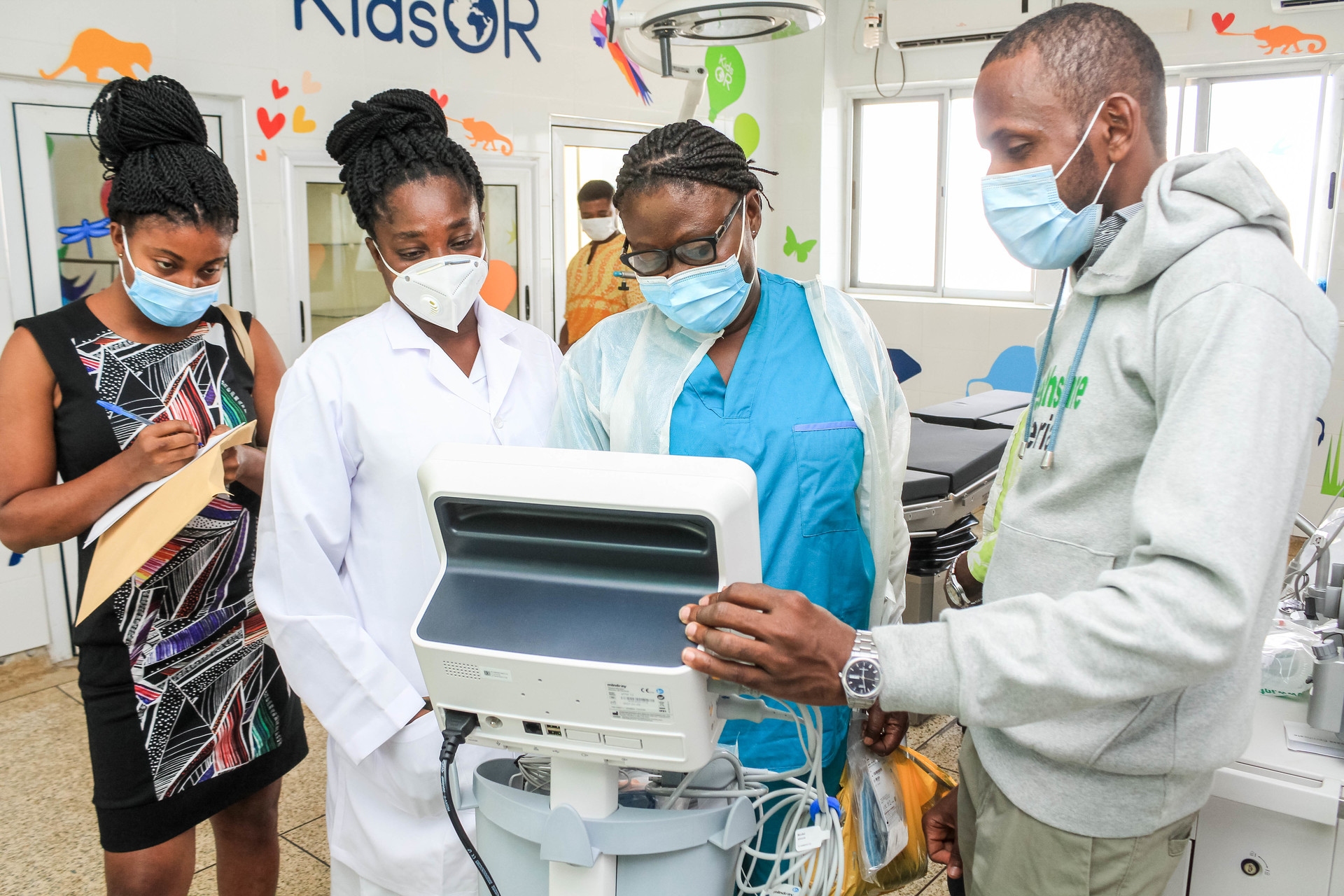 The new facility opened at<meta charset=utf-8>Komfo Anokye Teaching Hospital in Kumasi, Ghana on Monday. ”/><cite class=cite>Holyrood PR</cite></div><figcaption aria-hidden=true>The new facility opened at<meta charset=