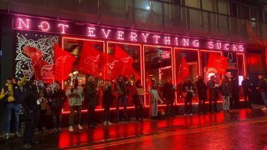 Bar staff stage protest outside venue over ‘mistreatment’
