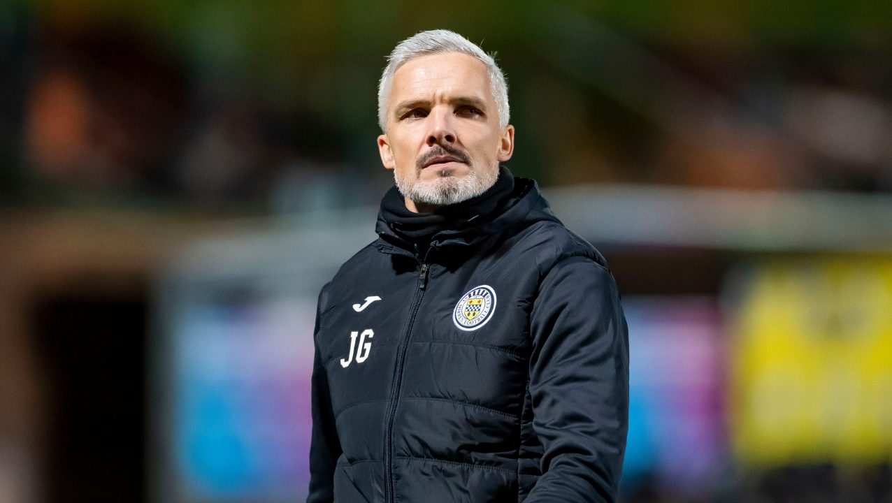 Jim Goodwin has an eye on the future after 1-1 draw with Hibs