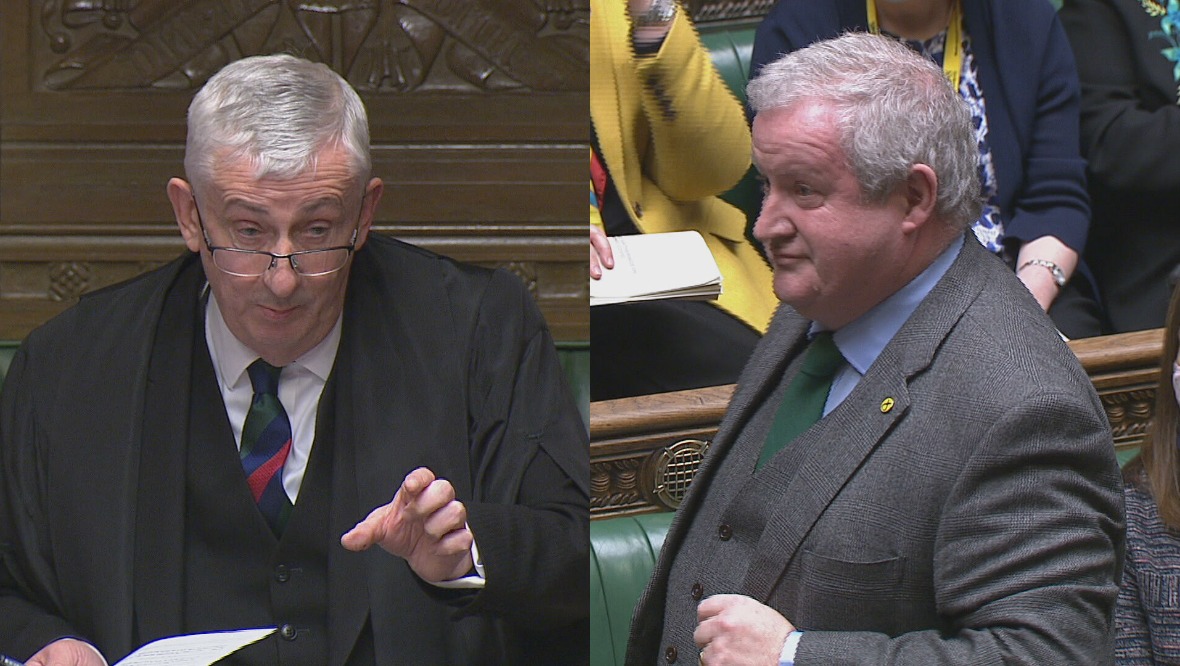 Speaker Sir Lindsay Hoyle ordered Ian Blackford to leave the House of Commons.