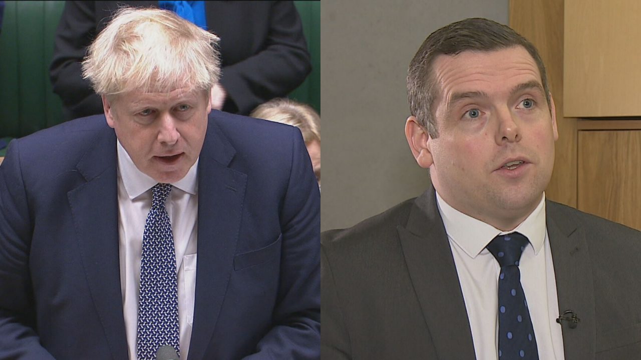 Douglas Ross backs bid for Boris Johnson to step down as PM 