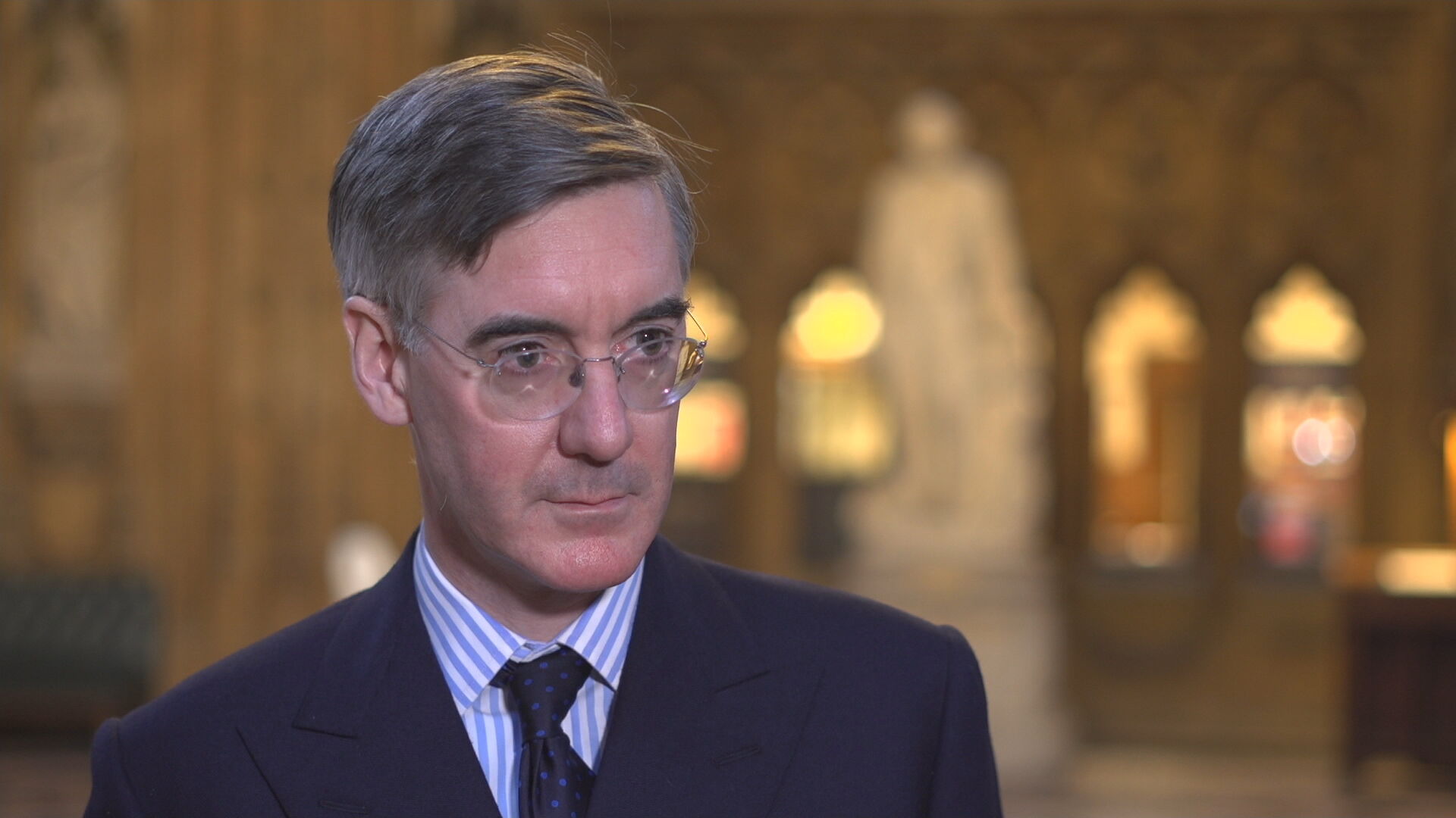 Jacob Rees-Mogg described Ross as a 'lightweight'. (ITV)