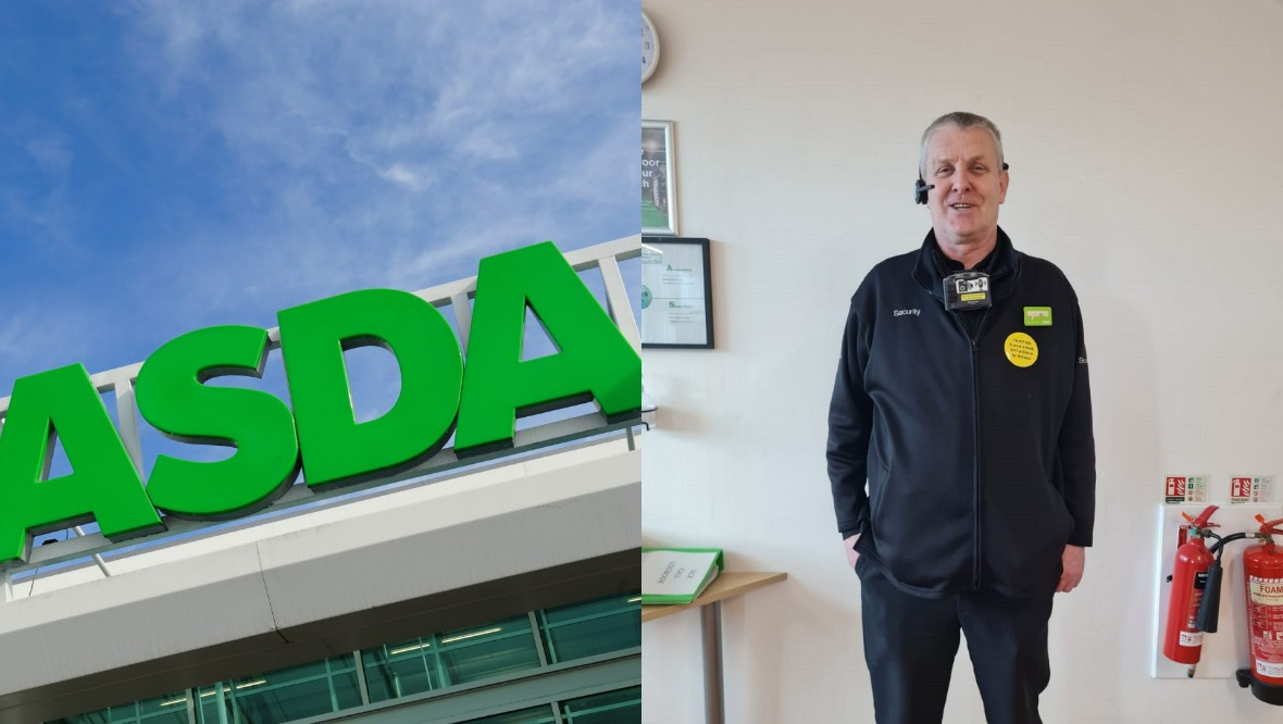 Asda security guard hailed hero after saving man who collapsed at store