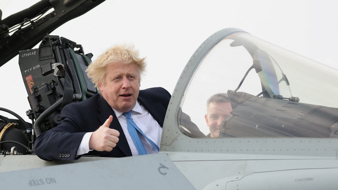 RAF aircraft flew hundreds of miles from Scotland base for Boris Johnson photoshoot