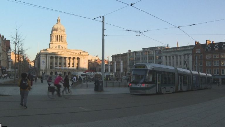 Nottingham Council has spent money raised on transport infrastructure.