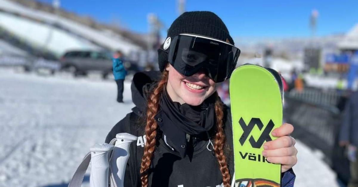 Elite freestyle skier Kirsty Muir, 17.