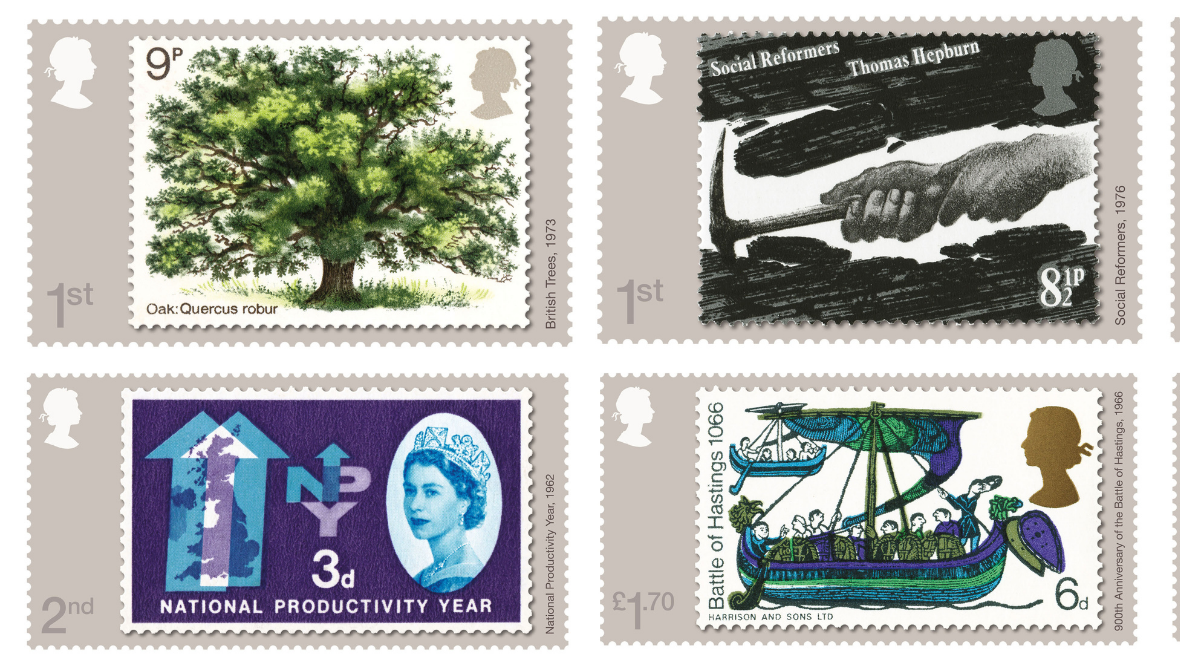 New stamps pay tribute to Royal Mail designer David Gentleman