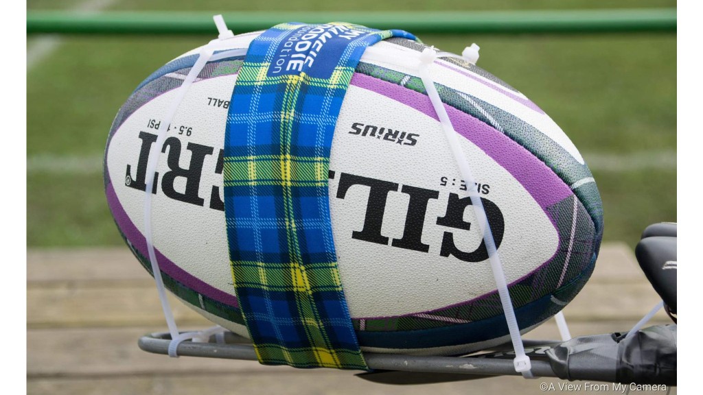 Match ball: To be delivered for Doddie Weir Cup.