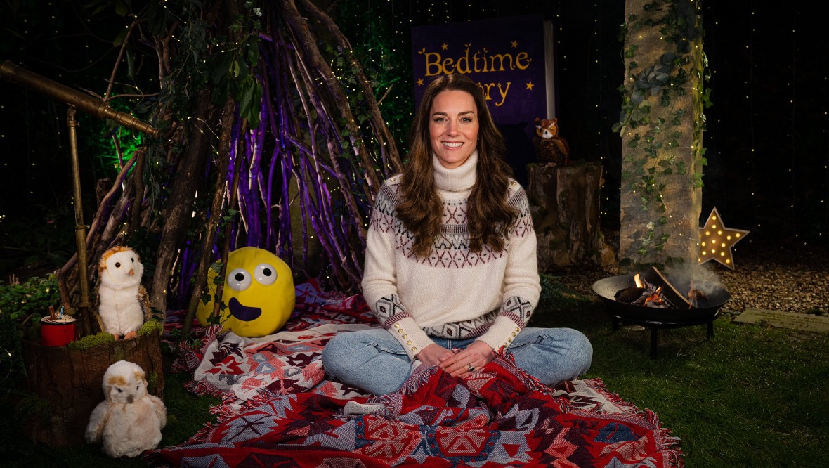 Duchess of Cambridge reads ‘encouraging tale’ from her childhood