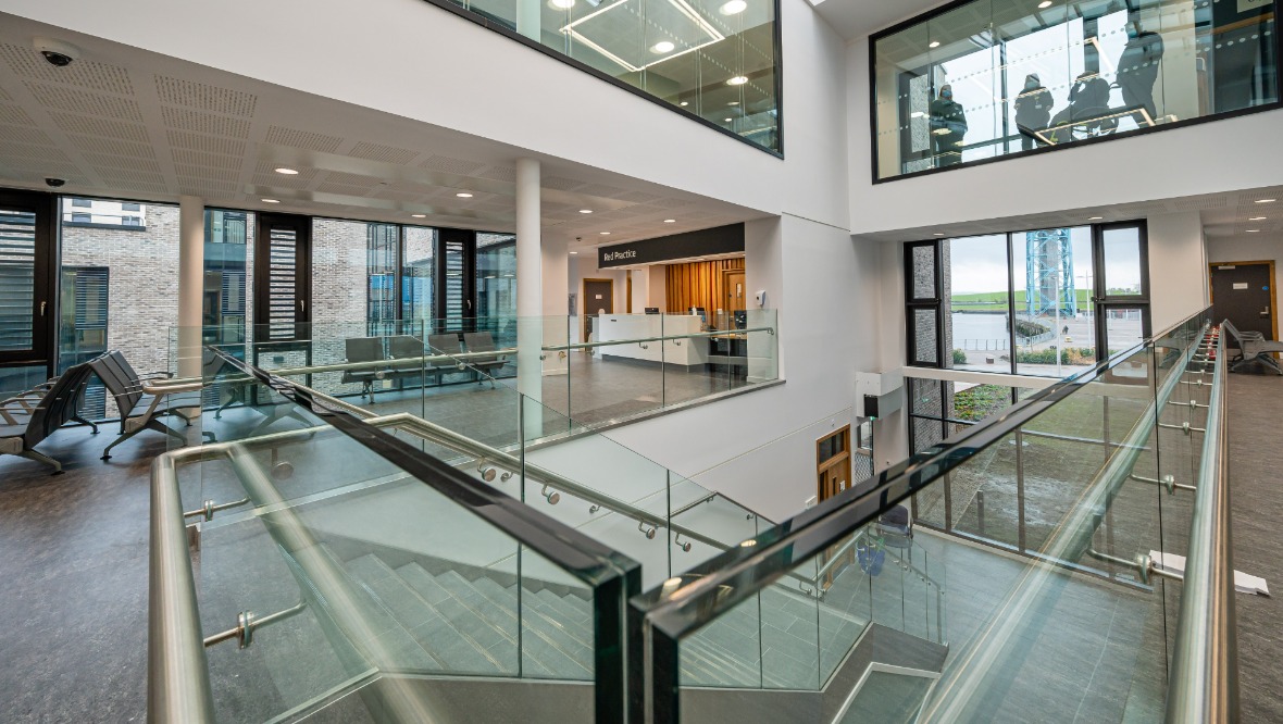 Top-class facility: The building will house six GP surgeries.