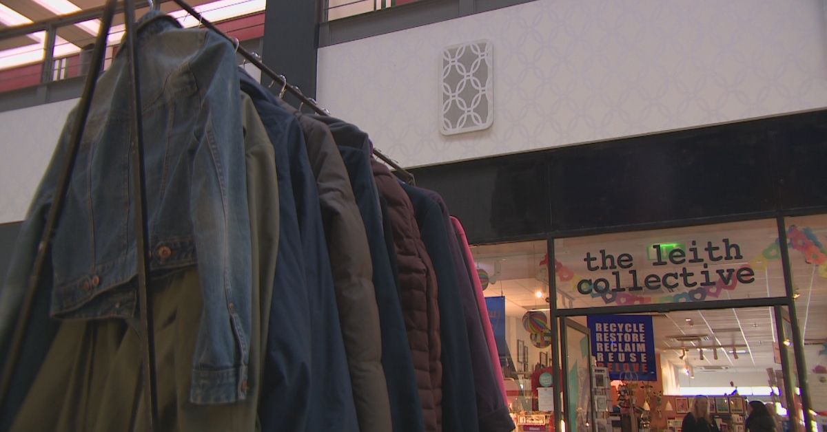   Coats of any size can be dropped off before they are quarantined for 72 hours and then displayed on racks.