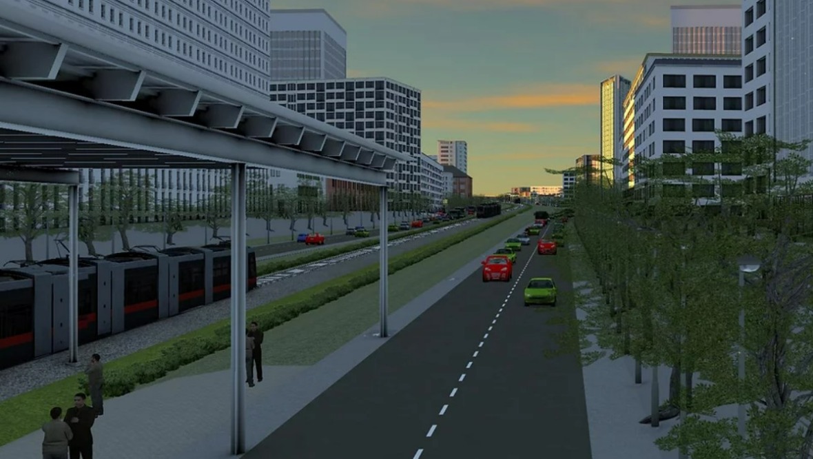 Proposal: Campaigners want to transform the M8 into an urban boulevard.