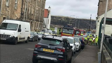 Emergency services close street after reports of ‘smell of ammonia’