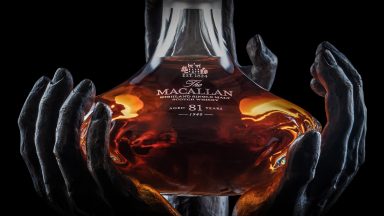Rare single malt Macallan whisky sells for £300,000 at auction
