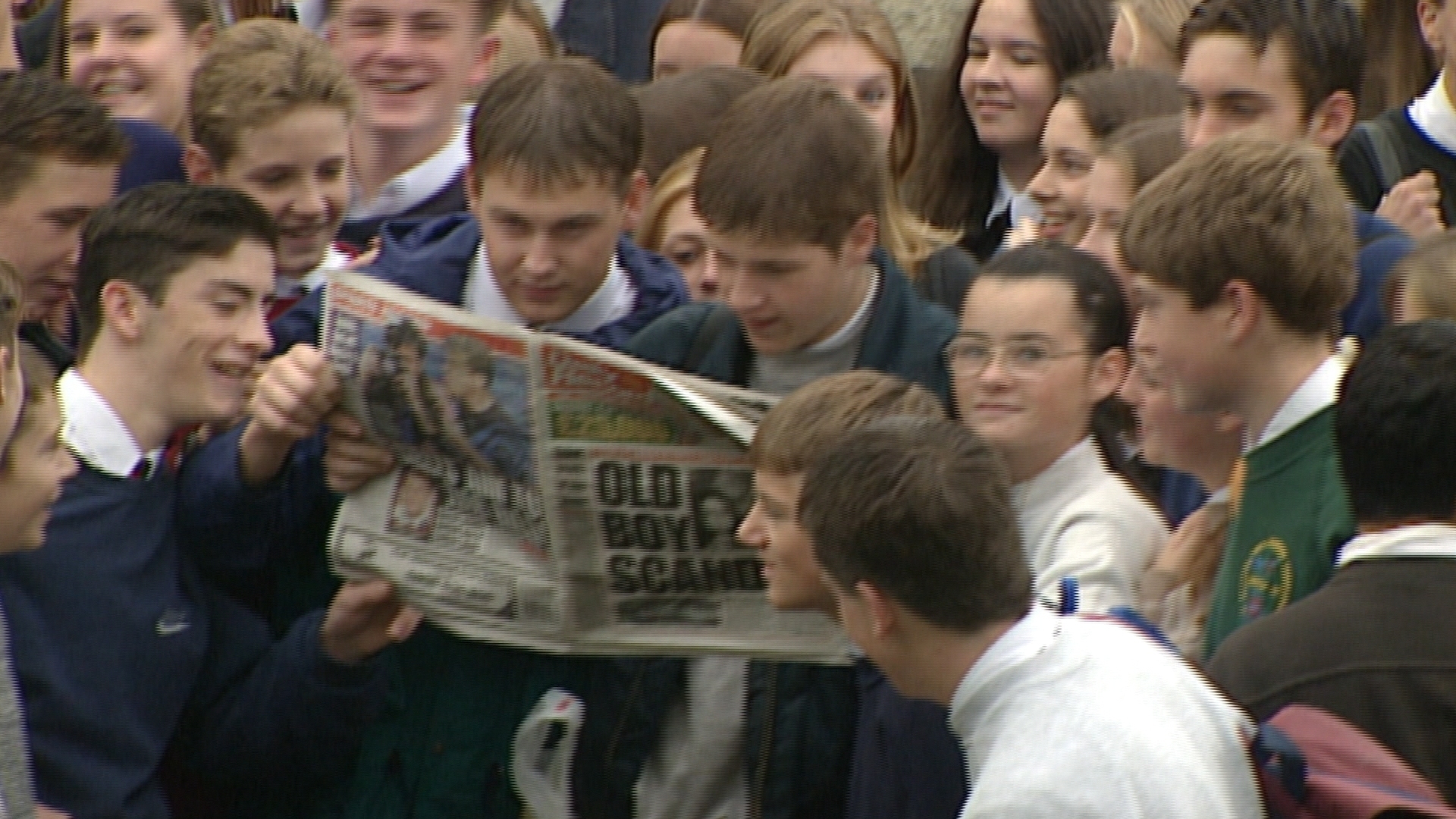 Pupils at Bearsden Academy learn the truth about their classmate.