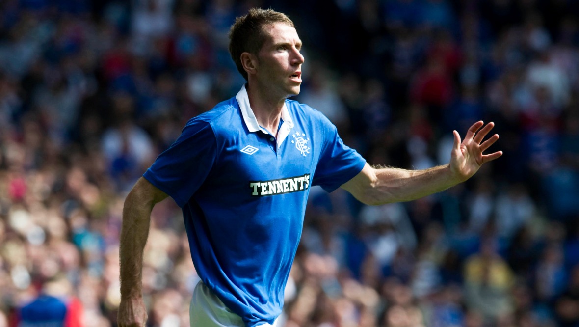 Rangers: Broadfoot in action during a pre-season friendly against Newcastle in 2010.