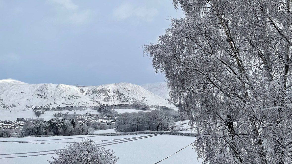 Ochil Hills in Clackmannanshire.