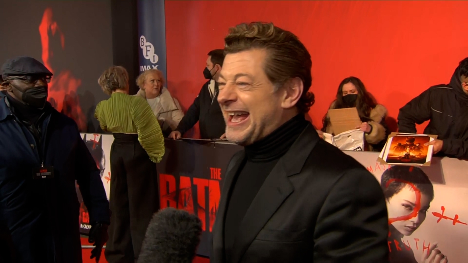Andy Serkis plays Alfred Pennyworth in The Batman