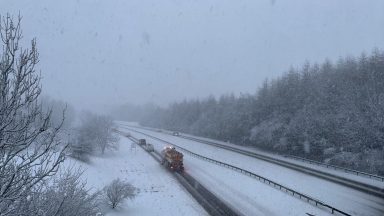 Snow and high winds across Scotland as Storm Eunice sweeps in