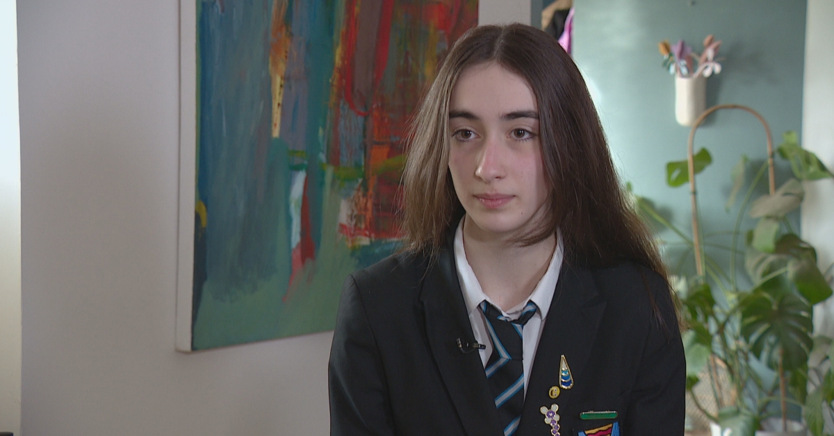 Anna De Garis, a 16-year-old fifth-year pupil at Crieff High School in Perthshire.