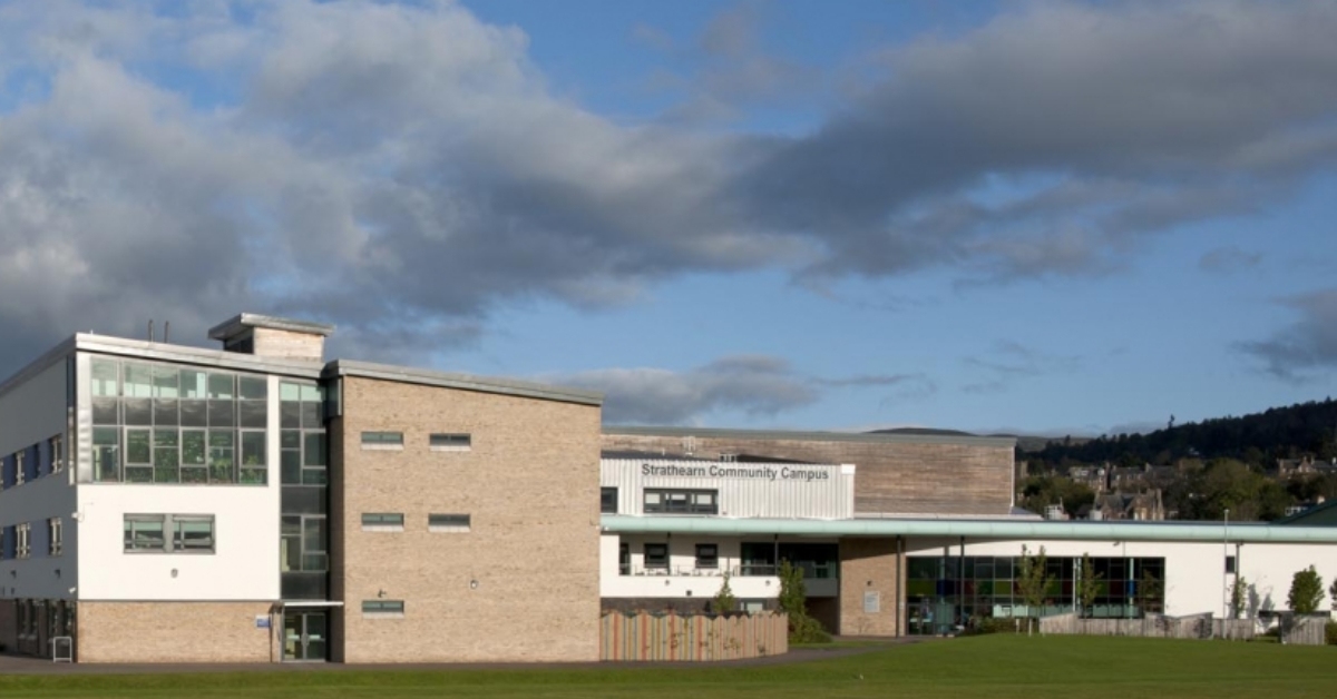 Crieff High School in Perthshire.