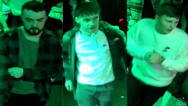 CCTV appeal as police hunt three men after nightclub assault