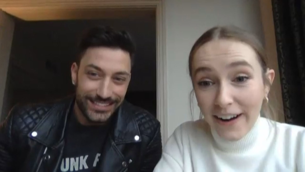 Rose Ayling-Ellis with her Strictly partner, professional dancer Giovanni Pernice.