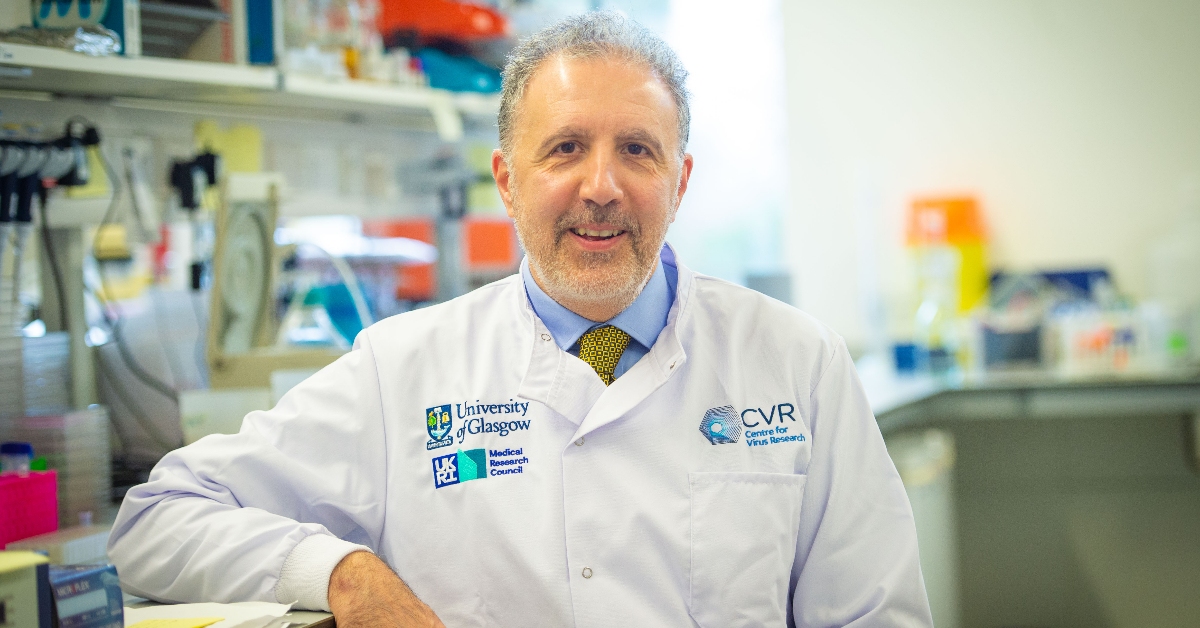 Professor Massimo Palmarini, director of the Centre for Virus Research in Glasgow.