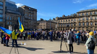 ‘My friends will be saying I love you in case I don’t make it through the night’, says Ukrainian in Glasgow