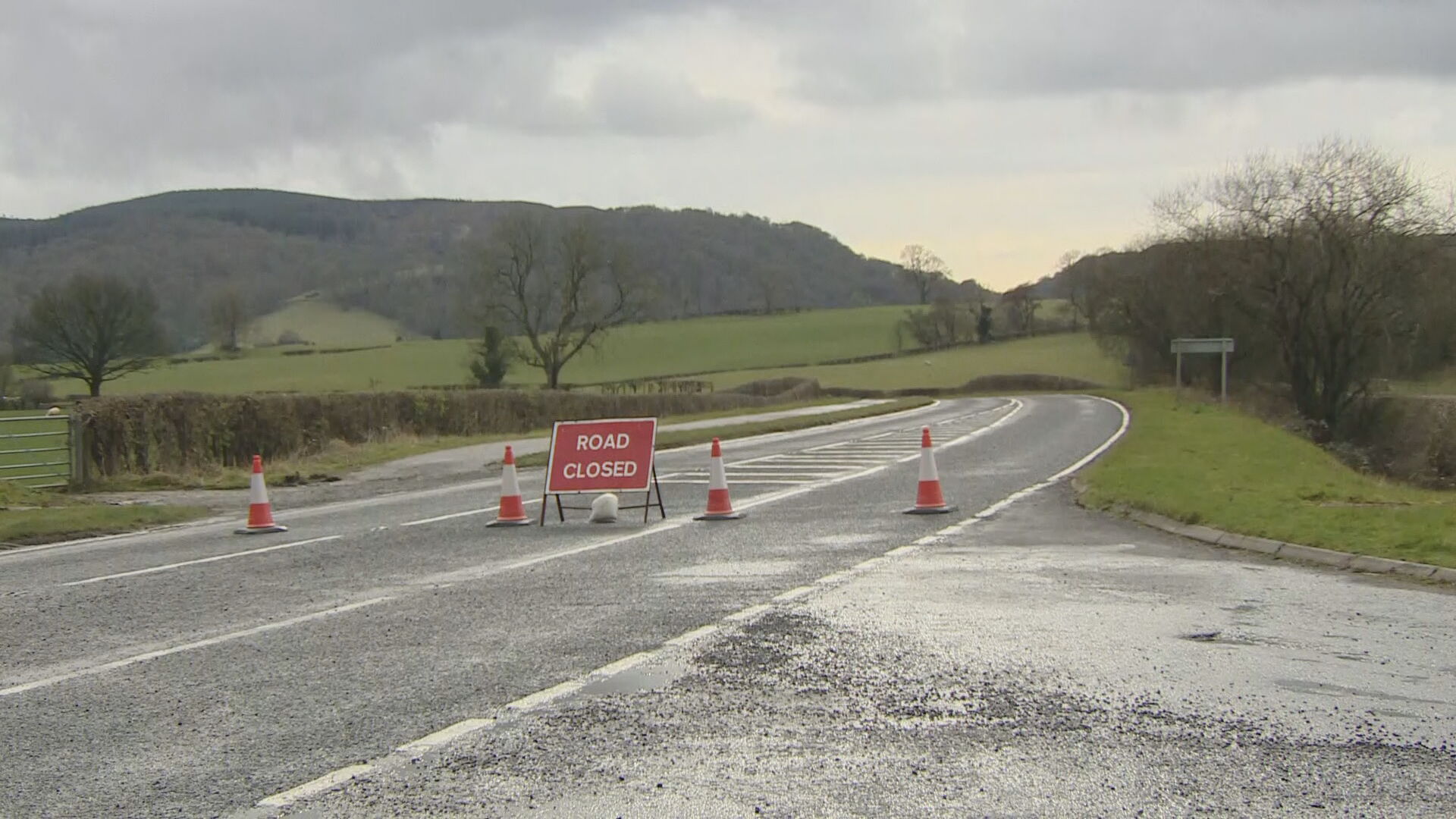 The crash occurred on the A711 near Dumfries. 