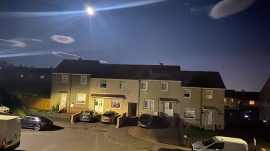 ‘Smoke rings’: Rare lenticular clouds captured over Scotland on Saturday night